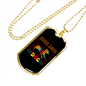 Good Days Start With Dog Necklace Stainless Steel or 18k Gold Dog Tag 24" Chain-Express Your Love Gifts