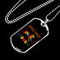 Good Days Start With Dog Necklace Stainless Steel or 18k Gold Dog Tag 24" Chain-Express Your Love Gifts