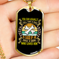Good Dog Bones Necklace Stainless Steel or 18k Gold Dog Tag 24" Chain-Express Your Love Gifts