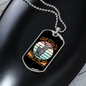 Good Dog Brown Necklace Stainless Steel or 18k Gold Dog Tag 24" Chain-Express Your Love Gifts