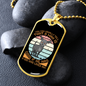 Good Dog Brown Necklace Stainless Steel or 18k Gold Dog Tag 24" Chain-Express Your Love Gifts