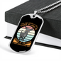 Good Dog Brown Necklace Stainless Steel or 18k Gold Dog Tag 24" Chain-Express Your Love Gifts