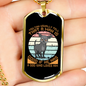 Good Dog Brown Necklace Stainless Steel or 18k Gold Dog Tag 24" Chain-Express Your Love Gifts