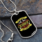 Good Dog Huskies Necklace Stainless Steel or 18k Gold Dog Tag 24" Chain-Express Your Love Gifts
