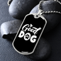 Good Dog Necklace Stainless Steel or 18k Gold Dog Tag 24" Chain-Express Your Love Gifts
