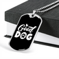 Good Dog Necklace Stainless Steel or 18k Gold Dog Tag 24" Chain-Express Your Love Gifts