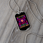 Good Dog Purple Necklace Stainless Steel or 18k Gold Dog Tag 24" Chain-Express Your Love Gifts