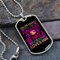 Good Dog Purple Necklace Stainless Steel or 18k Gold Dog Tag 24" Chain-Express Your Love Gifts