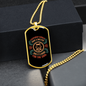 Good For The Soul Dog Head Necklace Stainless Steel or 18k Gold Dog Tag 24" Chain-Express Your Love Gifts