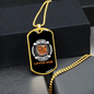 Good Human Dog Loves Necklace Stainless Steel or 18k Gold Dog Tag 24" Chain-Express Your Love Gifts