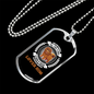 Good Human Dog Loves Necklace Stainless Steel or 18k Gold Dog Tag 24" Chain-Express Your Love Gifts
