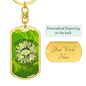 Good Planets Dog Tag Pendant Keychain Stainless Steel or 18k Gold-Express Your Love Gifts