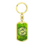 Good Planets Dog Tag Pendant Keychain Stainless Steel or 18k Gold-Express Your Love Gifts