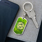 Good Planets Dog Tag Pendant Keychain Stainless Steel or 18k Gold-Express Your Love Gifts