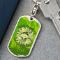 Good Planets Dog Tag Pendant Keychain Stainless Steel or 18k Gold-Express Your Love Gifts