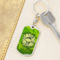 Good Planets Dog Tag Pendant Keychain Stainless Steel or 18k Gold-Express Your Love Gifts