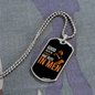 Good Taste in Horse Bad Taste in Men Horse Necklace Stainless Steel or 18k Gold Dog Tag 24" Chain-Express Your Love Gifts