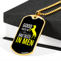 Good Taste in Horses Horse Necklace Stainless Steel or 18k Gold Dog Tag 24" Chain-Express Your Love Gifts