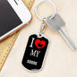 Goose Bird Lover Keyring Keychain Stainless Steel or 18k Gold-Express Your Love Gifts