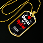 Goose Bird Necklace Stainless Steel or 18k Gold Dog Tag 24" Chain-Express Your Love Gifts