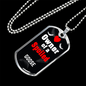 Goose Bird Necklace Stainless Steel or 18k Gold Dog Tag 24" Chain-Express Your Love Gifts