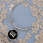 Grandkids Have Paws Cat Bracelet Stainless Steel or 18k Gold Circle Bangle-Express Your Love Gifts