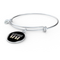 Grandkids Have Paws Cat Bracelet Stainless Steel or 18k Gold Circle Bangle-Express Your Love Gifts