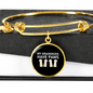 Grandkids Have Paws Cat Bracelet Stainless Steel or 18k Gold Circle Bangle-Express Your Love Gifts
