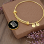 Grandkids Have Paws Cat Bracelet Stainless Steel or 18k Gold Circle Bangle-Express Your Love Gifts