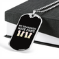 Grandkids Have Paws Cats Necklace Stainless Steel or 18k Gold Dog Tag 24" Chain-Express Your Love Gifts