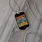 Grandpa Bitcoin Crypto Necklace Stainless Steel or 18k Gold Dog Tag 24" Chain-Express Your Love Gifts