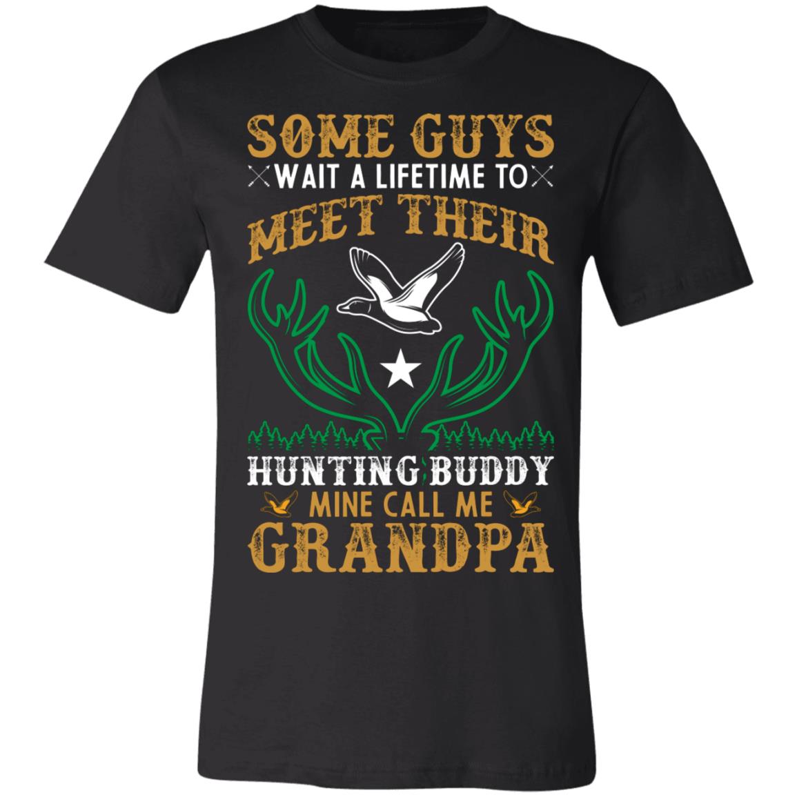 Grandpa Hunting Buddy Hunter Gift T-Shirt-Express Your Love Gifts