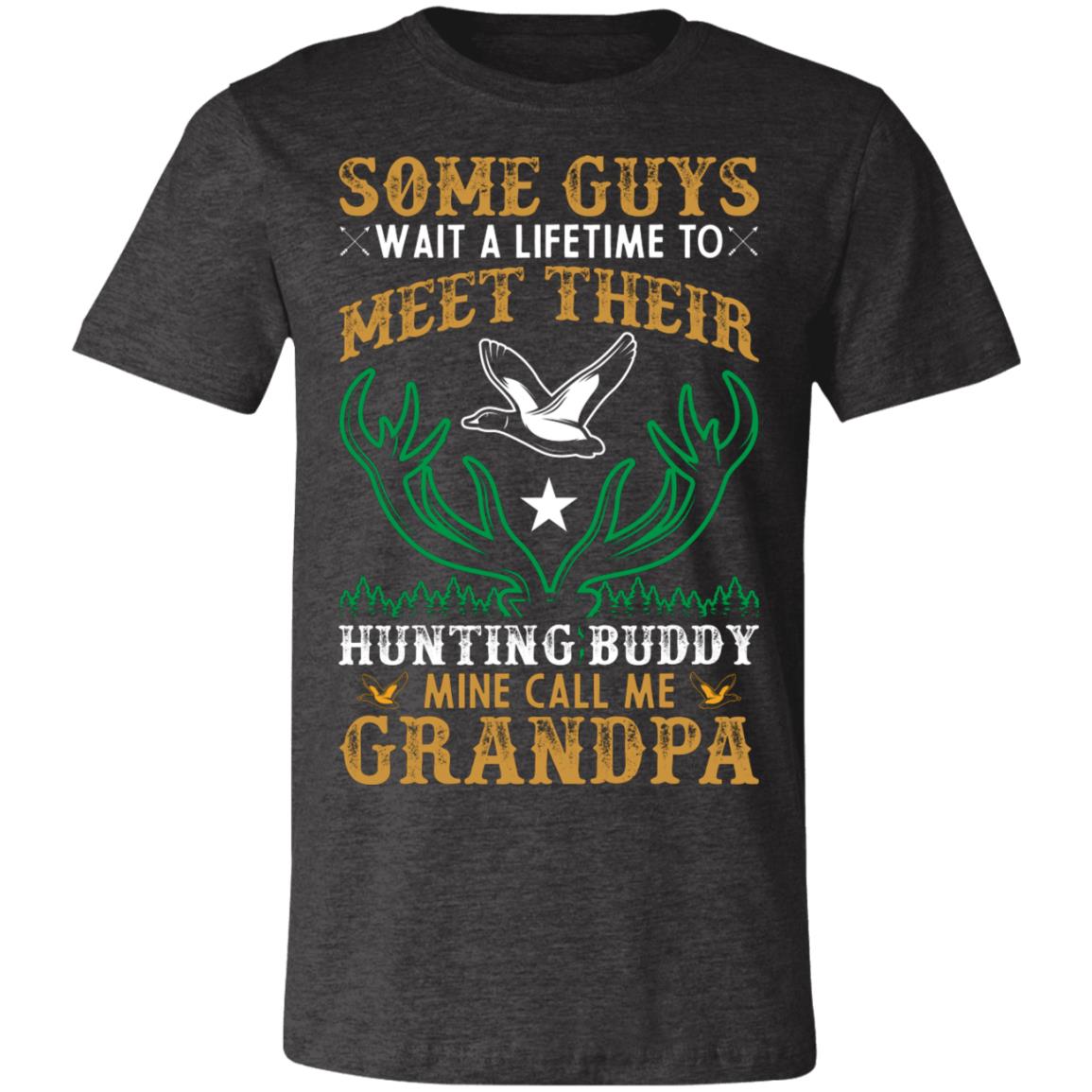 Grandpa Hunting Buddy Hunter Gift T-Shirt-Express Your Love Gifts