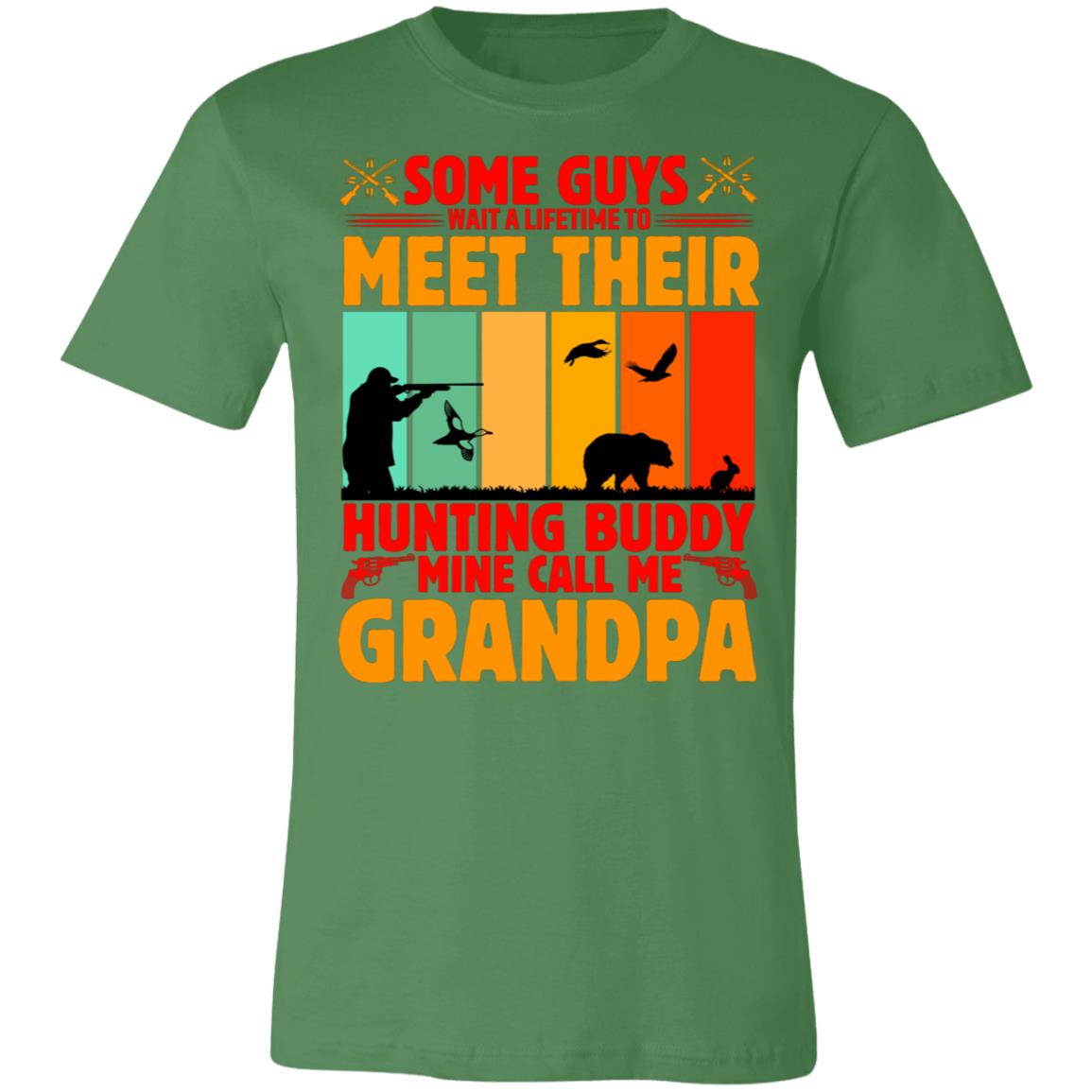 Grandpa is Hunting Buddy Hunter Gift T-Shirt-Express Your Love Gifts