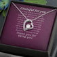 Grateful For You Forever Necklace w Message Card-Express Your Love Gifts
