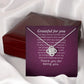 Grateful For You Infinity Knot Necklace Message Card-Express Your Love Gifts