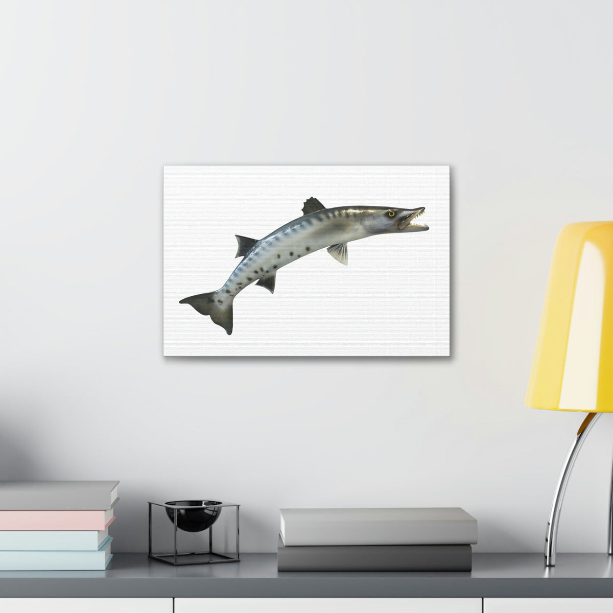 Great Baracuda Outside Wall Art Ready to Hang Unframed-Express Your Love Gifts