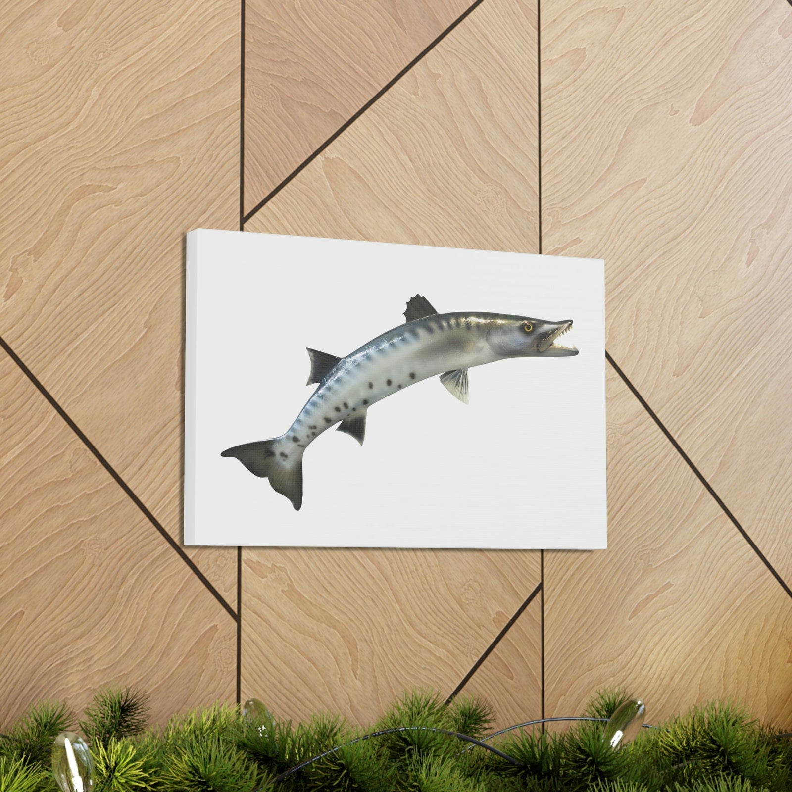 Great Baracuda Outside Wall Art Ready to Hang Unframed-Express Your Love Gifts
