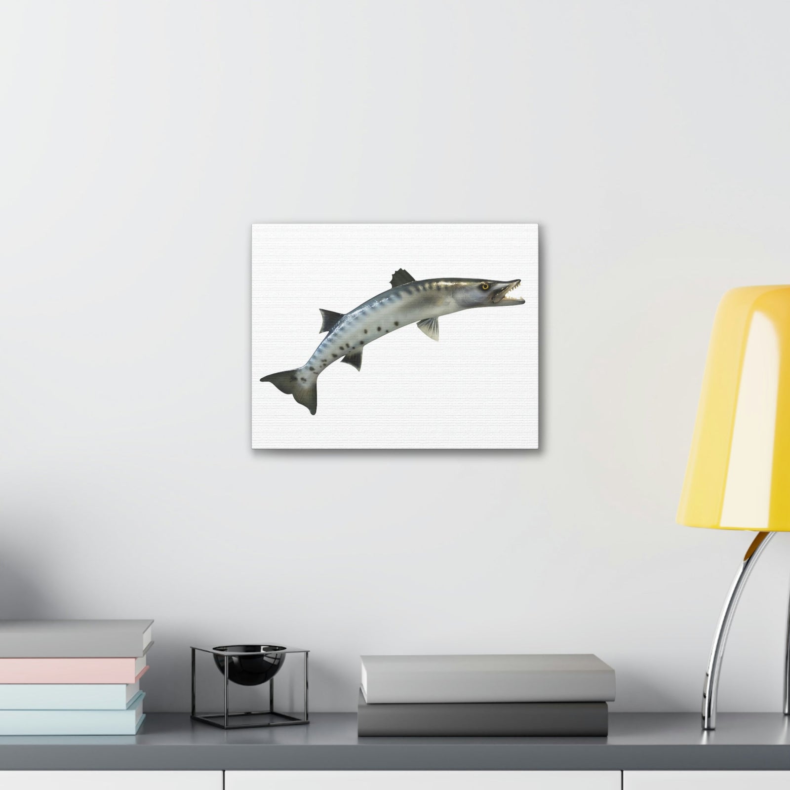 Great Baracuda Outside Wall Art Ready to Hang Unframed-Express Your Love Gifts