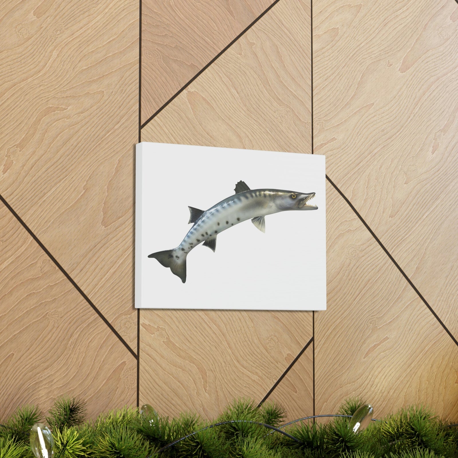 Great Baracuda Outside Wall Art Ready to Hang Unframed-Express Your Love Gifts