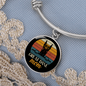 Great Dane Mom Bracelet Stainless Steel or 18k Gold Circle Bangle-Express Your Love Gifts