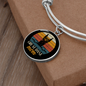 Great Dane Mom Bracelet Stainless Steel or 18k Gold Circle Bangle-Express Your Love Gifts