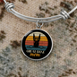 Great Dane Mom Bracelet Stainless Steel or 18k Gold Circle Bangle-Express Your Love Gifts