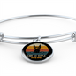 Great Dane Mom Bracelet Stainless Steel or 18k Gold Circle Bangle-Express Your Love Gifts
