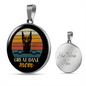Great Dane Mom Circle Necklace Stainless Steel or 18k Gold 18-22"-Express Your Love Gifts