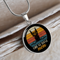 Great Dane Mom Circle Necklace Stainless Steel or 18k Gold 18-22"-Express Your Love Gifts