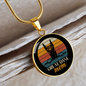 Great Dane Mom Circle Necklace Stainless Steel or 18k Gold 18-22"-Express Your Love Gifts