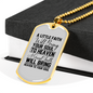Great Faith Bring Heaven Necklace Stainless Steel or 18k Gold Dog Tag 24' Chain-Express Your Love Gifts