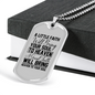Great Faith Necklace Stainless Steel or 18k Gold Dog Tag 24" Chain-Express Your Love Gifts