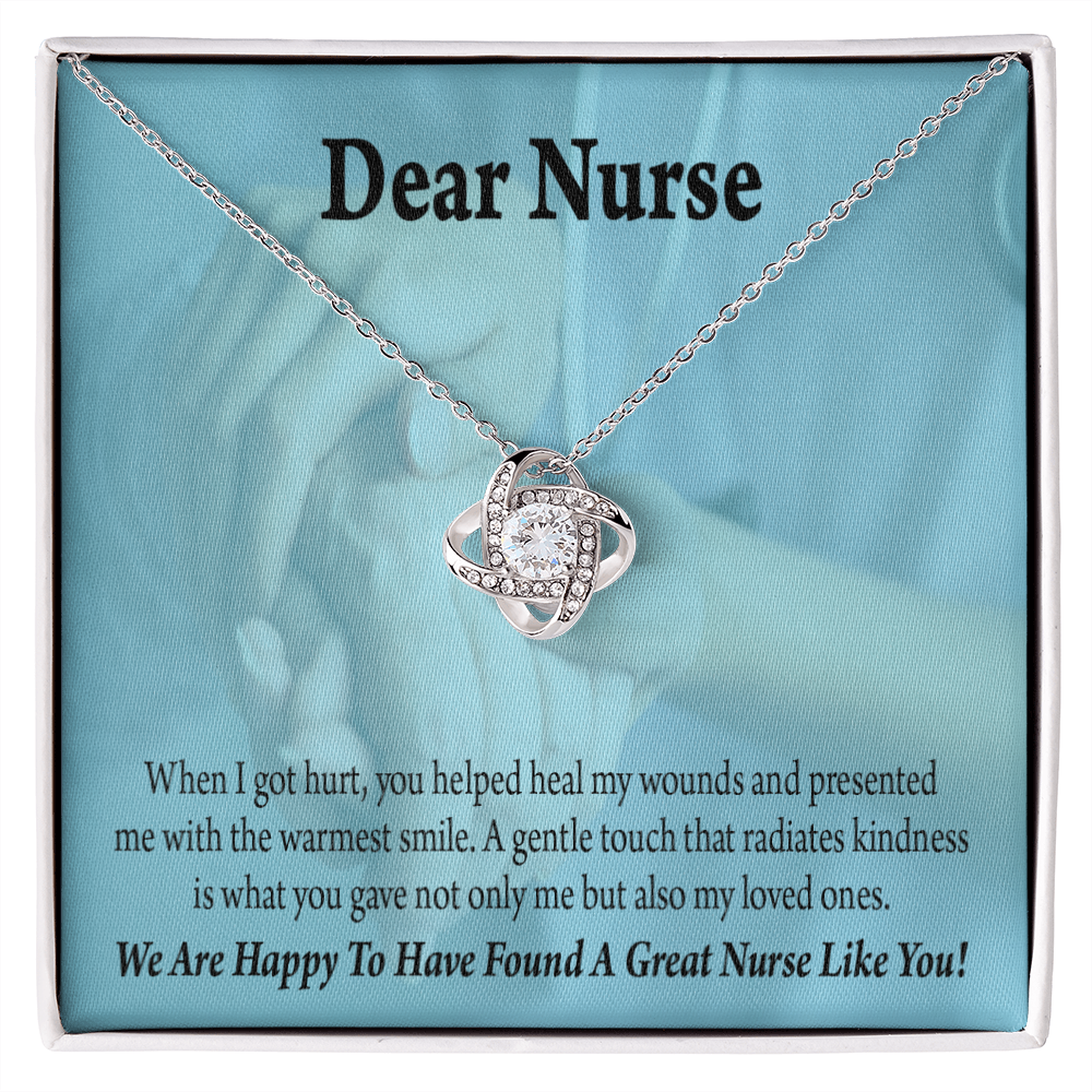 Great Nurse Like You Healthcare Medical Worker Nurse Appreciation Gift Infinity Knot Necklace Message Card-Express Your Love Gifts